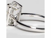 18 karaat witgouden ring met 3,07 crt. diamant. - afbeelding 9 van  18