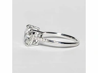 18 karaat witgouden ring met 3,07 crt. diamant. - afbeelding 9 van  11