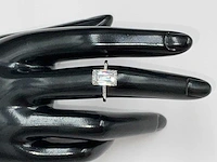 18 karaat witgouden ring met 3,07 crt. diamant. - afbeelding 3 van  20