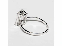 18 karaat witgouden ring met 3,07 crt. diamant. - afbeelding 10 van  20