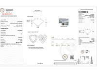 18 karaat witgouden ring met 3,09 crt. diamant - afbeelding 3 van  10