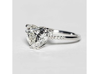 18 karaat witgouden ring met 3,09 crt. diamant - afbeelding 5 van  10