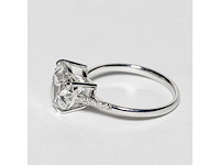 18 karaat witgouden ring met 3,09 crt. diamant - afbeelding 6 van  10