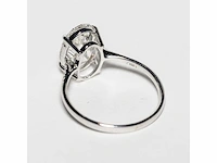 18 karaat witgouden ring met 3,11 crt. diamant. - afbeelding 8 van  9