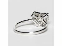 18 karaat witgouden ring met 3,11 crt. diamant - afbeelding 8 van  10