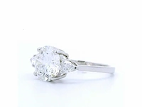 18 karaat witgouden ring met 3,29 crt. diamant - afbeelding 4 van  7