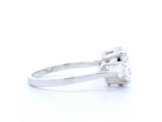 18 karaat witgouden ring met 3,29 crt. diamant - afbeelding 6 van  7