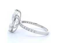 18 karaat witgouden ring met 3,34 crt. diamant - afbeelding 6 van  6