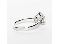 18 karaat witgouden ring met 4,08 crt. diamant. - afbeelding 2 van  13