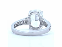 18 karaat witgouden ring met 4,42 crt. diamant - afbeelding 7 van  11