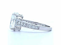 18 karaat witgouden ring met 4,42 crt. diamant - afbeelding 8 van  11
