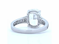 18 karaat witgouden ring met 4,42 crt. diamant - afbeelding 2 van  11
