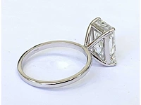 18 karaat witgouden ring met 5 crt. diamant - afbeelding 5 van  7