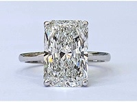 18 karaat witgouden ring met 5,00 crt. diamant - afbeelding 3 van  7