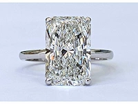 18 karaat witgouden ring met 5,00 crt. diamant - afbeelding 7 van  7