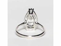 18 karaat witgouden ring met 5,01 crt. diamant - afbeelding 3 van  11