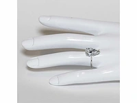 18 karaat witgouden ring met 5,01 crt. diamant - afbeelding 5 van  11
