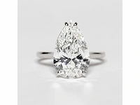 18 karaat witgouden ring met 5,01 crt. diamant - afbeelding 6 van  11