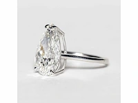 18 karaat witgouden ring met 5,01 crt. diamant - afbeelding 7 van  11