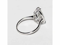 18 karaat witgouden ring met 5,01 crt. diamant - afbeelding 9 van  11