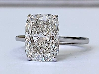 18 karaat witgouden ring met 5,02 crt. diamant - afbeelding 4 van  7