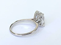 18 karaat witgouden ring met 5,02 crt. diamant - afbeelding 7 van  7