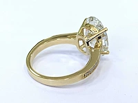 18 karaat witgouden ring met 5,90 crt. diamant - afbeelding 5 van  8