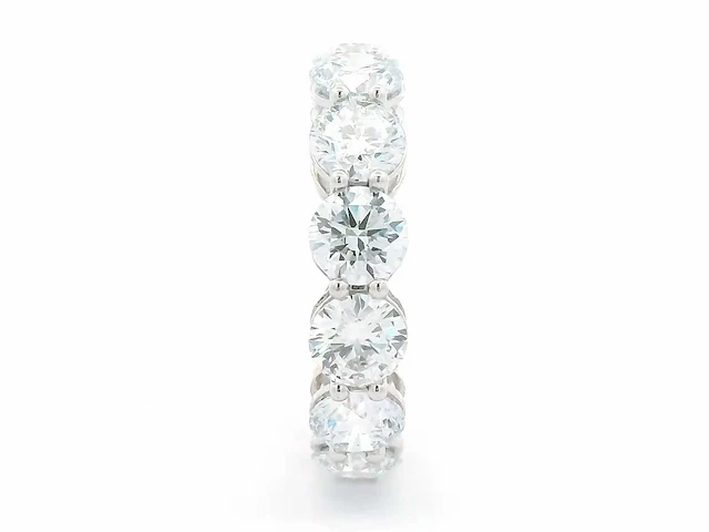 18 karaat witgouden ring met 6,47 crt. diamant - afbeelding 5 van  9