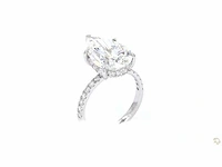 18 karaat witgouden ring met 6,77 crt. diamant - afbeelding 5 van  10