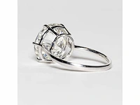 18 karaat witgouden ring met 7,01 crt. diamant - afbeelding 4 van  21