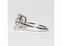 18 karaat witgouden ring met 7,01 crt. diamant - afbeelding 5 van  21