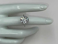 18 karaat witgouden ring met 7,01 crt. diamant - afbeelding 8 van  21
