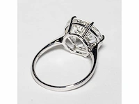 18 karaat witgouden ring met 7,05 crt. diamant. - afbeelding 11 van  15