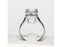 18 karaat witgouden ring met 7,05 crt. diamant - afbeelding 5 van  9