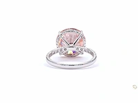 18 karaat witgouden ring met 7,60 crt. diamant - afbeelding 4 van  6