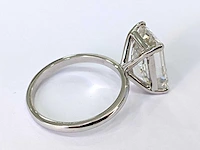 18 karaat witgouden ring met 7,68 crt. diamant - afbeelding 5 van  8
