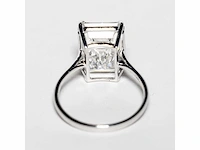 18 karaat witgouden ring met 8,05 crt. diamant. - afbeelding 14 van  18
