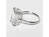 18 karaat witgouden ring met 8,05 crt. diamant. - afbeelding 16 van  18