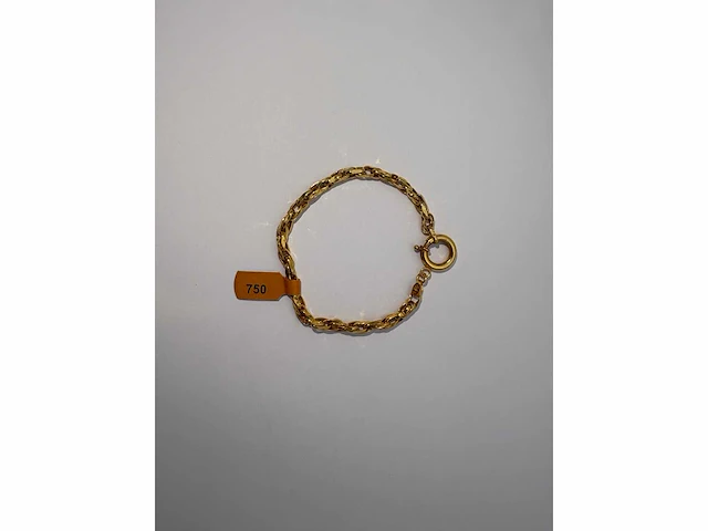 18 karaats geelgouden armband - afbeelding 1 van  2