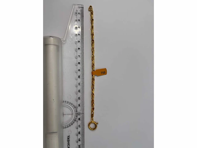 18 karaats geelgouden armband - afbeelding 2 van  2