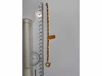 18 karaats geelgouden armband - afbeelding 2 van  2