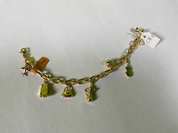 18 karaats geelgouden bedelarmband - afbeelding 1 van  3