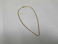18 karaats geelgouden collier - afbeelding 1 van  3