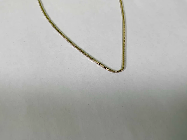 18 karaats geelgouden collier - afbeelding 2 van  3
