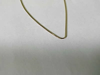 18 karaats geelgouden collier - afbeelding 2 van  3