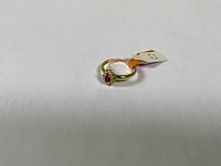 18 karaats geelgouden entourage ring - afbeelding 1 van  3