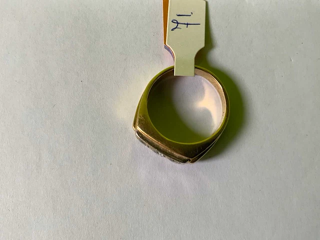 18 karaats geelgouden rijring - afbeelding 3 van  3