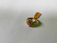 18 karaats geelgouden ring - afbeelding 1 van  4