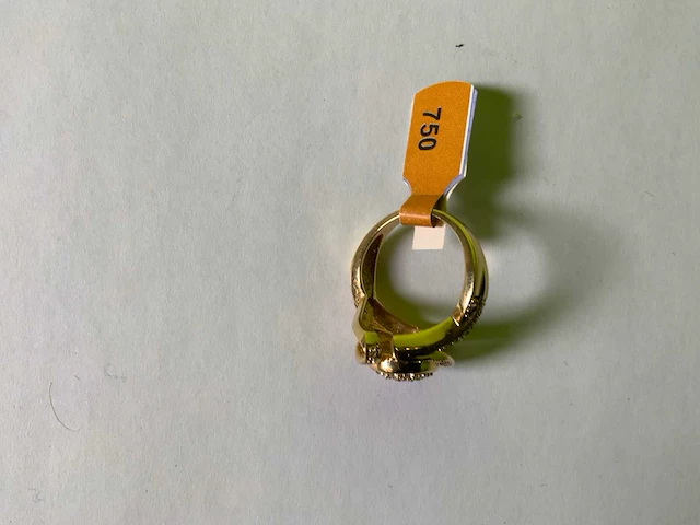 18 karaats geelgouden ring - afbeelding 4 van  4