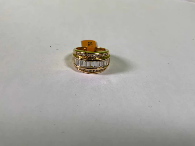 18 karaats geelgouden ring - afbeelding 3 van  4